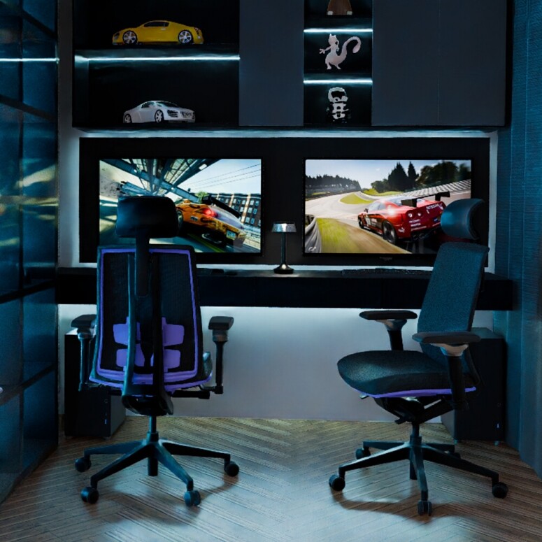 듀오백,[지스타 비밀특가] [무료시공] 듀오백 게임즈 DX3-C 메쉬 사무용 컴퓨터 책상 게이밍 의자 DX3-HLDA-C