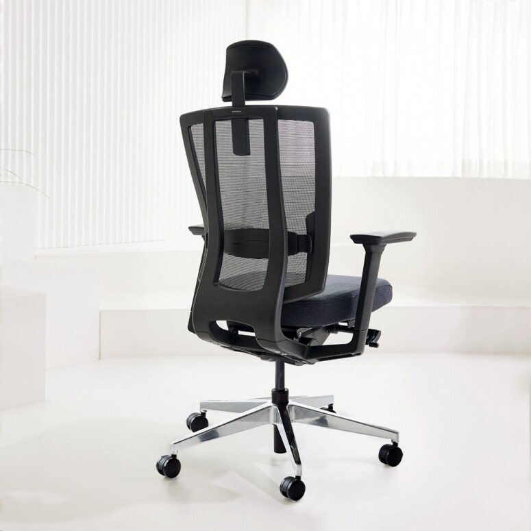 듀오백,듀오백 브라보 BR-200C 알루미늄베이스 메쉬 컴퓨터 책상 의자