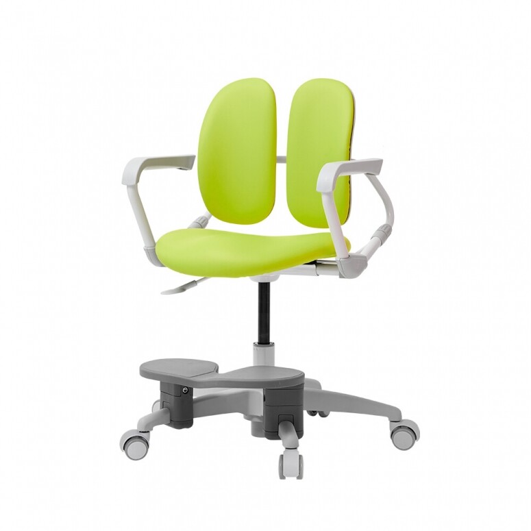 듀오백,[비노출]듀오백 밀키 MI-218 초등학생 어린이 책상 발받침 의자(중심봉&캐스터 옵션 선택 가능, 발받침 제공)