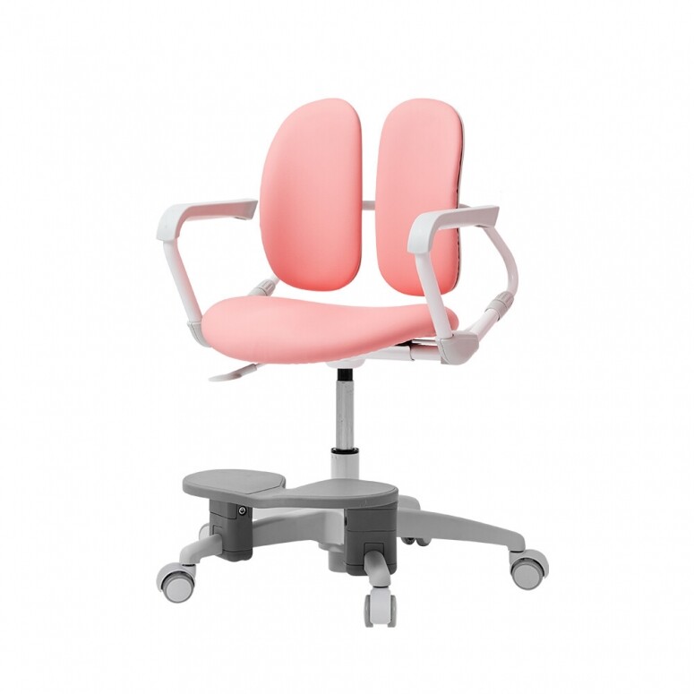 듀오백,[비노출]듀오백 밀키 MI-218 초등학생 어린이 책상 발받침 의자(중심봉&캐스터 옵션 선택 가능, 발받침 제공)